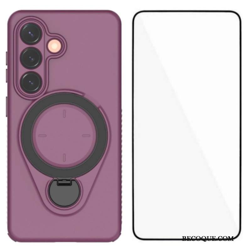 Kuori Samsung Galaxy S26 Kestävä Karkaistulla Lasisella Näytönsuojalla