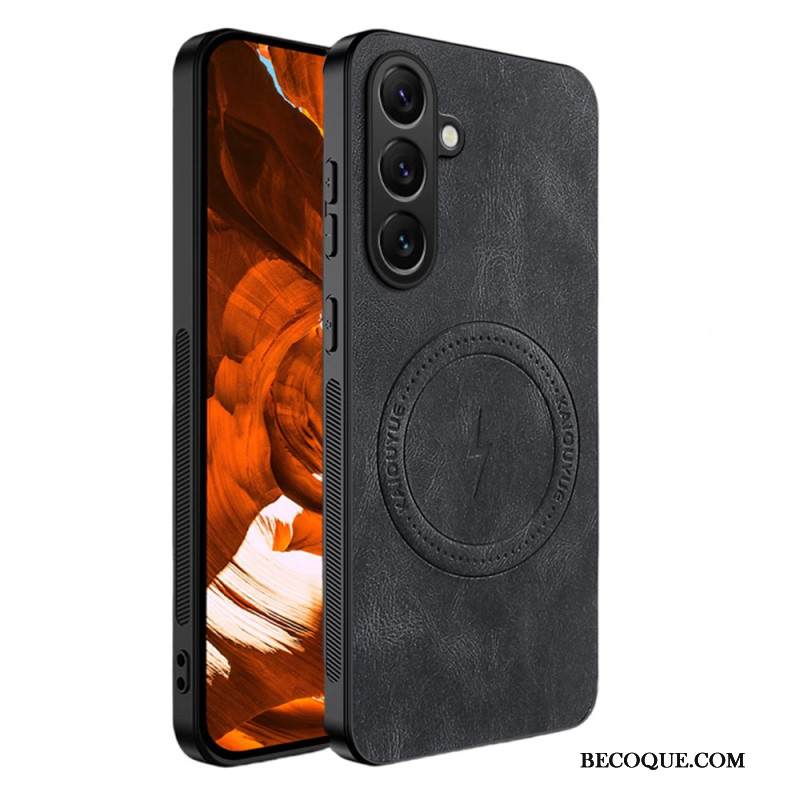 Kuori Samsung Galaxy S26 Nahkaefektimagneettinen