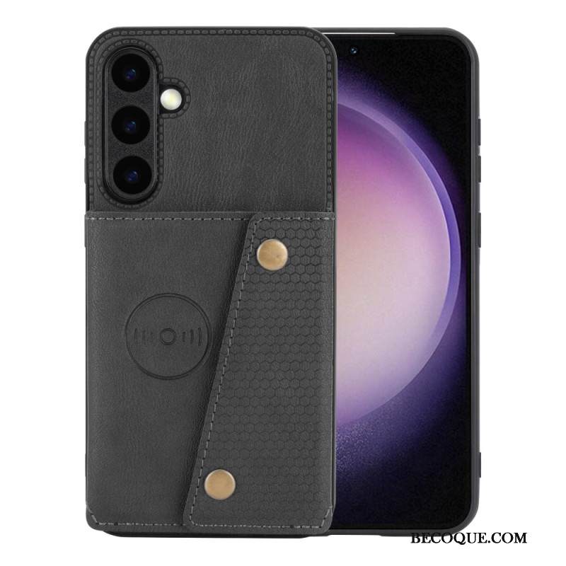 Kuori Samsung Galaxy S26 Nahkajäljitelmäinen Korttikotelo