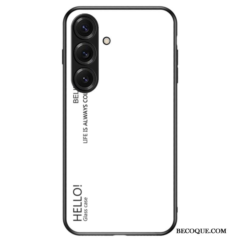 Kuori Samsung Galaxy S26 Plus Karkaistusta Lasista Tehty Hei