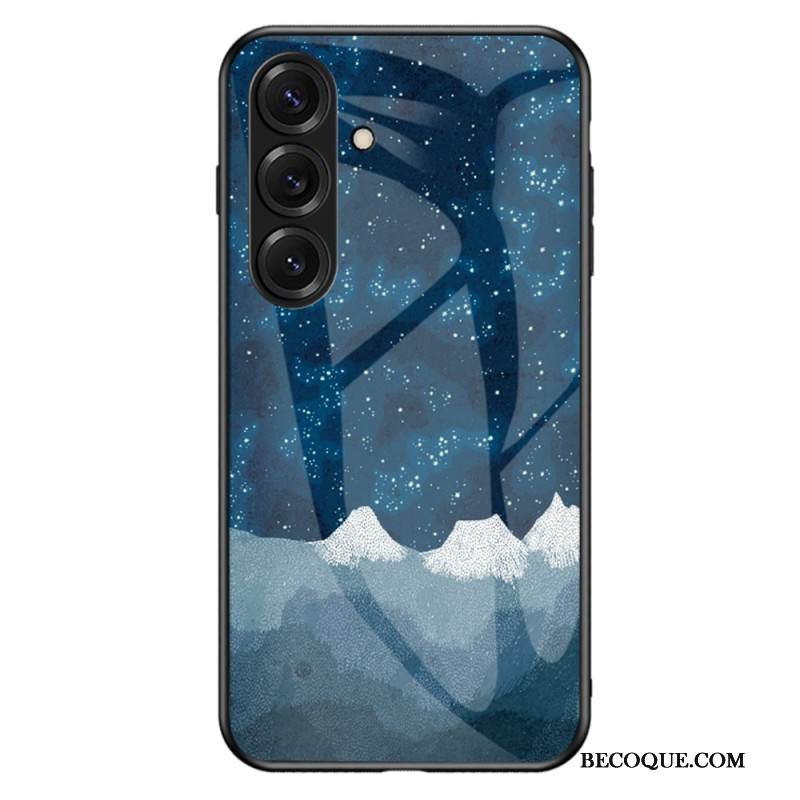 Kuori Samsung Galaxy S26 Taivaansininen Karkaistu Lasi Tähtikuvioinen Suojakuori