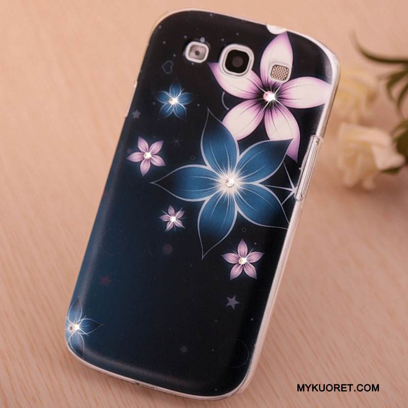 Kuori Samsung Galaxy S3 Maalaus Trendi Puhelimen Kuoret, Kotelo Samsung Galaxy S3 Strassi Violetti