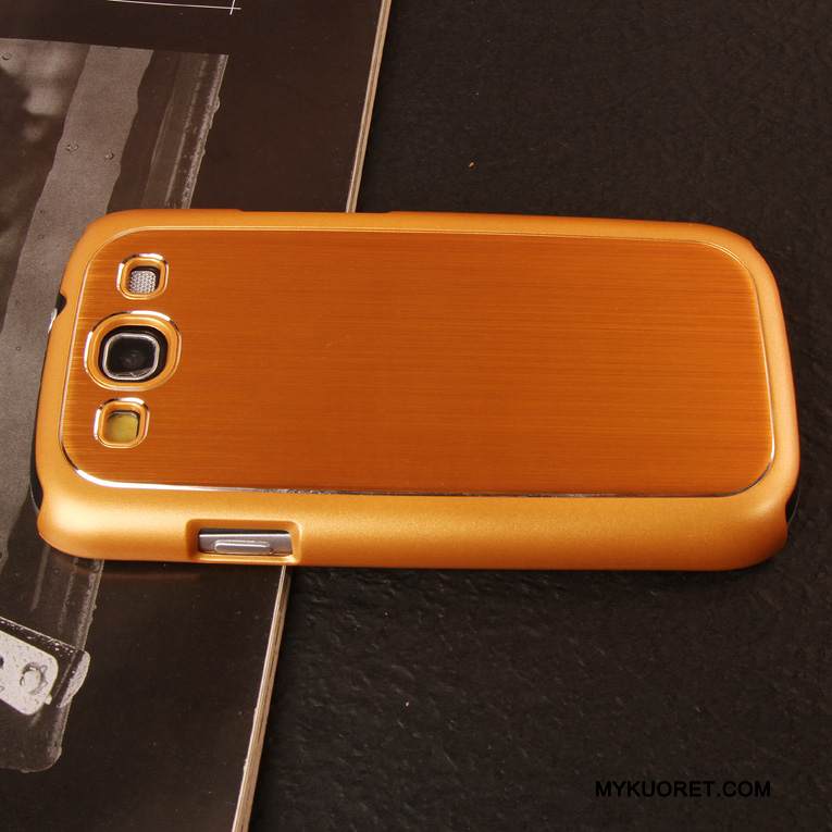 Kuori Samsung Galaxy S3 Metalli Sininen Trendi, Kotelo Samsung Galaxy S3 Suojaus Puhelimen Kuoret