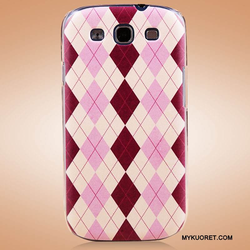 Kuori Samsung Galaxy S3 Monivärinen Pesty Suede Puhelimen Kuoret, Kotelo Samsung Galaxy S3 Maalaus Uusi