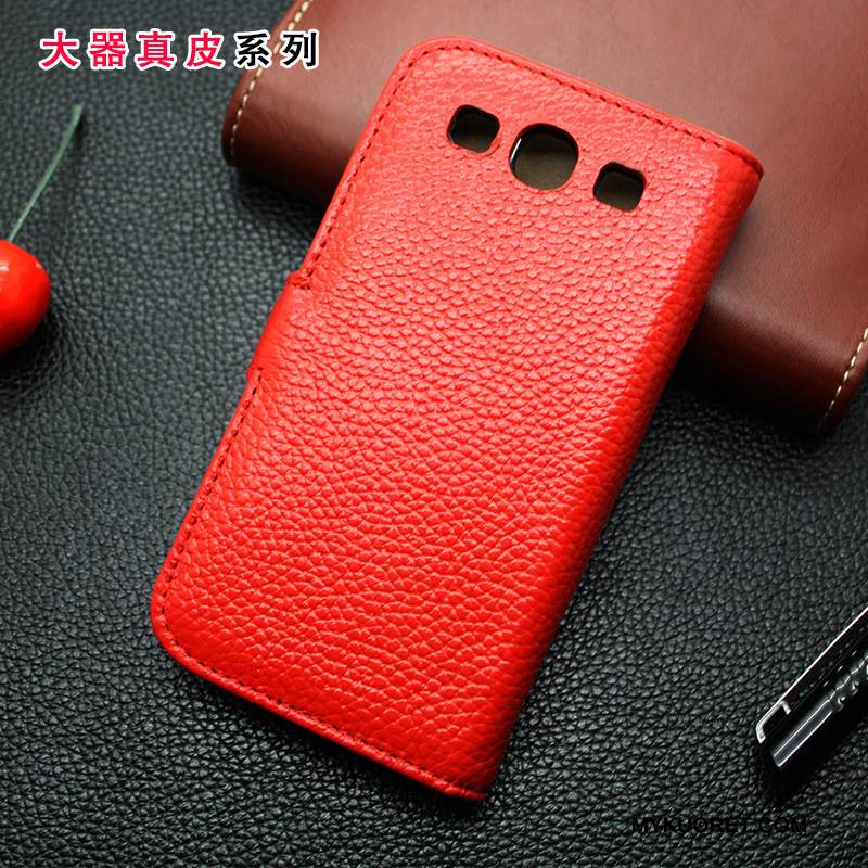 Kuori Samsung Galaxy S3 Nahka Kalvo Puhelimen Kuoret, Kotelo Samsung Galaxy S3 Suojaus Musta