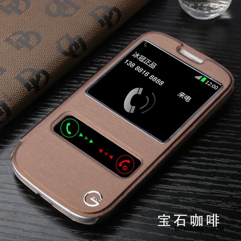 Kuori Samsung Galaxy S3 Nahka Puhelimen Kuoret 说, Kotelo Samsung Galaxy S3 Suojaus