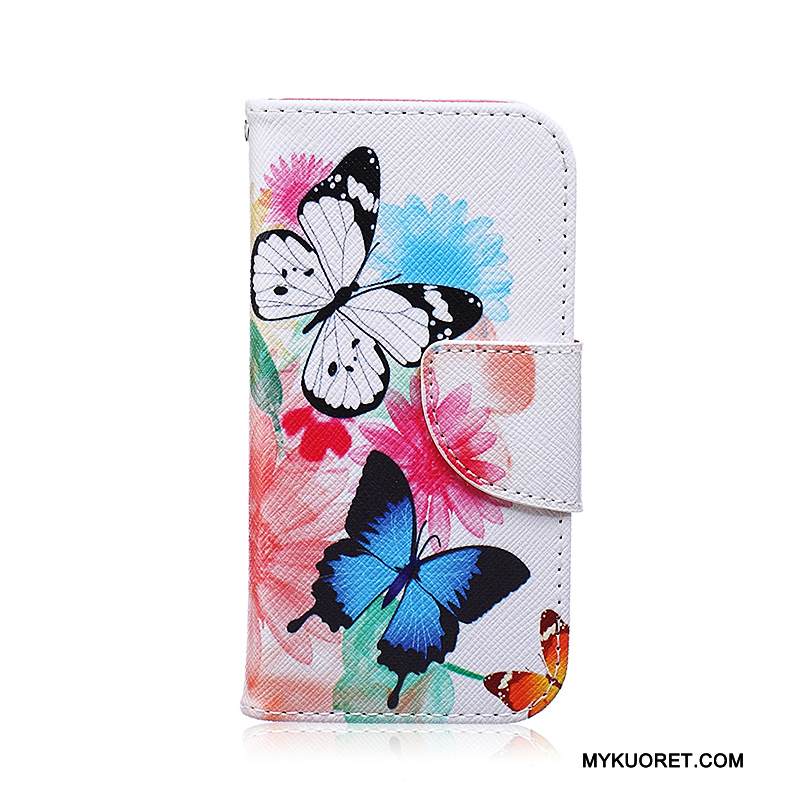 Kuori Samsung Galaxy S3 Nahka Valkoinen Puhelimen Kuoret, Kotelo Samsung Galaxy S3 Kuoret