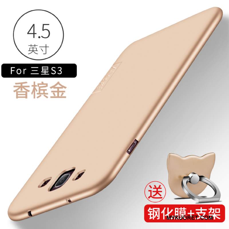 Kuori Samsung Galaxy S3 Pehmeä Neste Trendi Ohut, Kotelo Samsung Galaxy S3 Silikoni Pesty Suede Ultra