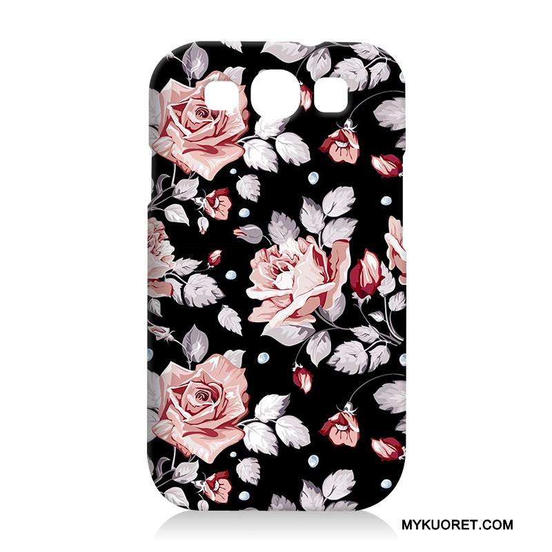 Kuori Samsung Galaxy S3 Sarjakuva Harmaa Kova, Kotelo Samsung Galaxy S3 Suojaus Puhelimen Kuoret