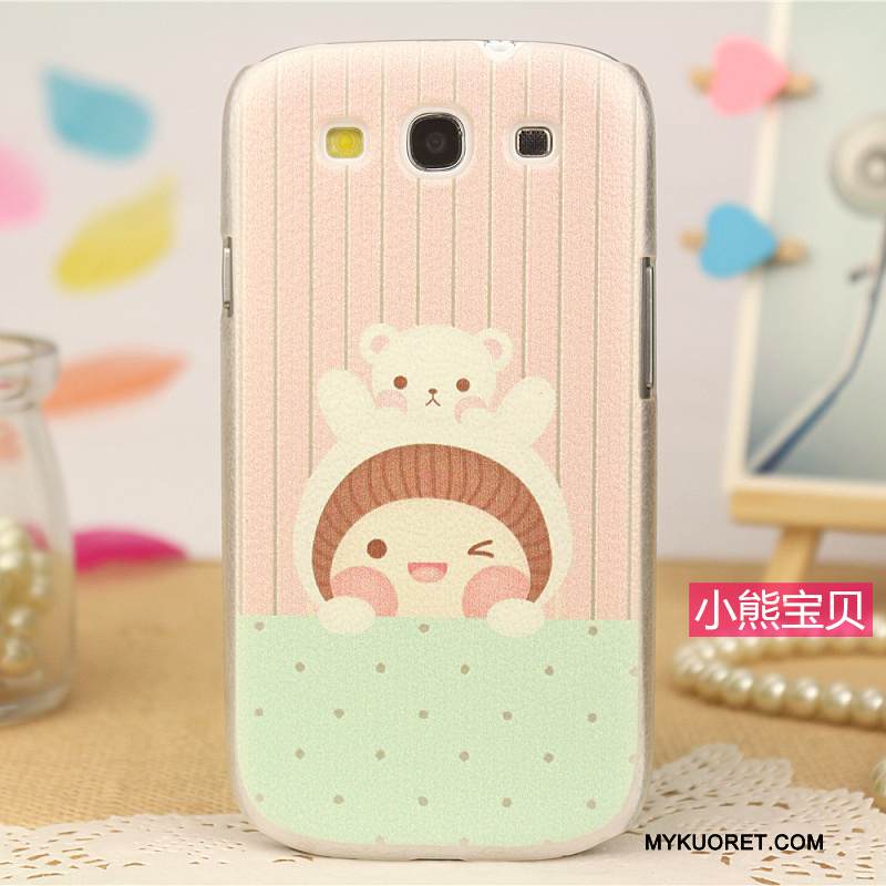 Kuori Samsung Galaxy S3 Sarjakuva Trendi Kukkakuvio, Kotelo Samsung Galaxy S3 Maalaus Puhelimen Kuoret Jauhe