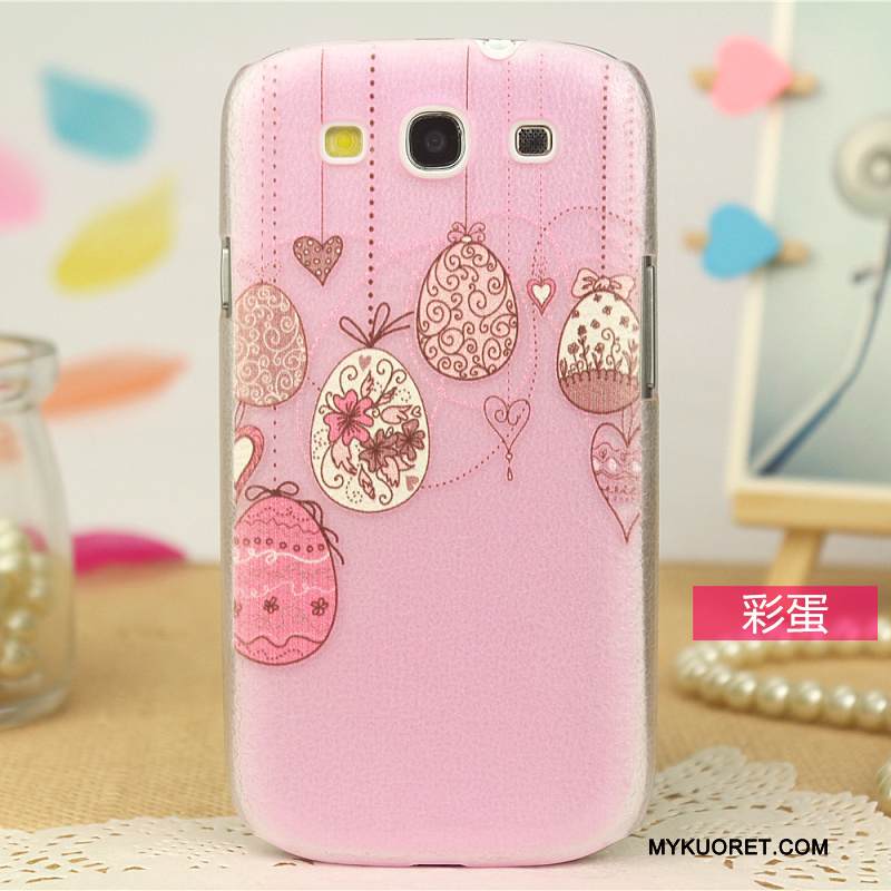 Kuori Samsung Galaxy S3 Sarjakuva Trendi Kukkakuvio, Kotelo Samsung Galaxy S3 Maalaus Puhelimen Kuoret Jauhe