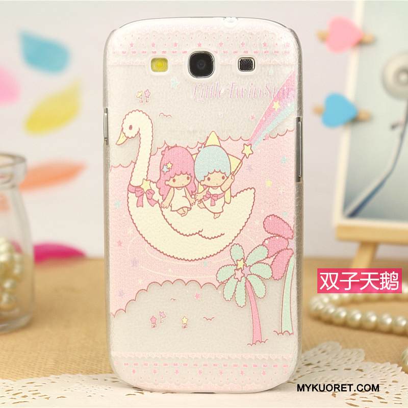 Kuori Samsung Galaxy S3 Sarjakuva Trendi Kukkakuvio, Kotelo Samsung Galaxy S3 Maalaus Puhelimen Kuoret Jauhe