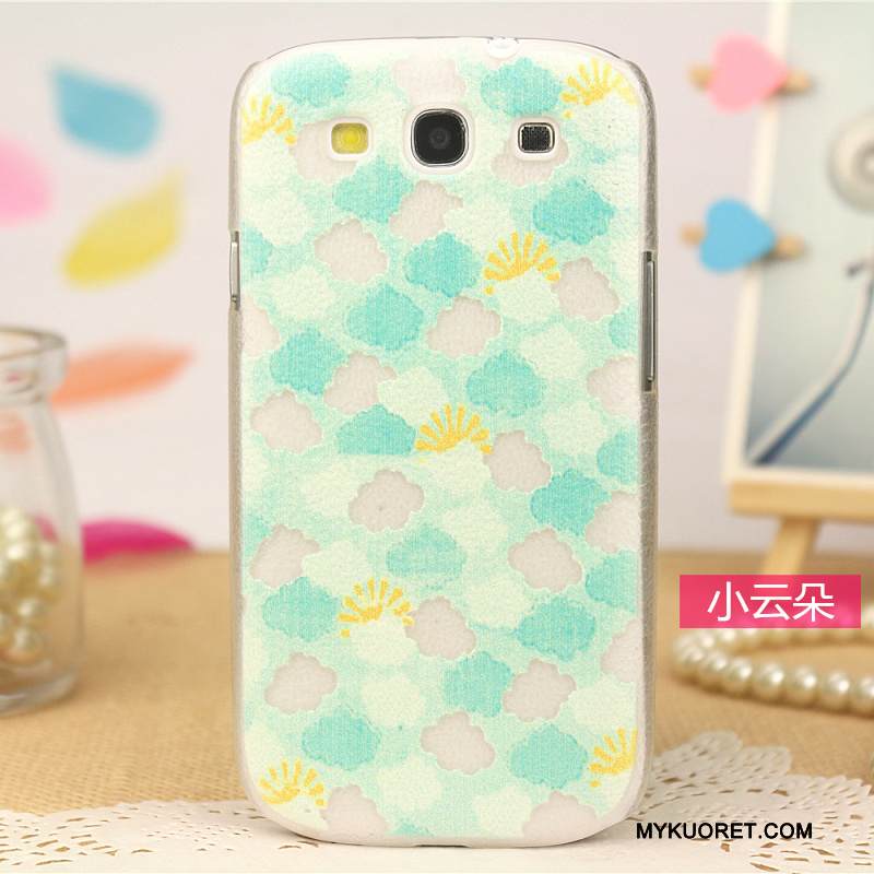 Kuori Samsung Galaxy S3 Sarjakuva Trendi Kukkakuvio, Kotelo Samsung Galaxy S3 Maalaus Puhelimen Kuoret Jauhe
