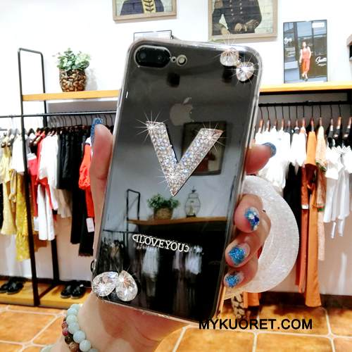 Kuori Samsung Galaxy S3 Silikoni Pinkki Kulta, Kotelo Samsung Galaxy S3 Strassi Ripustettavat Koristeet Puhelimen Kuoret