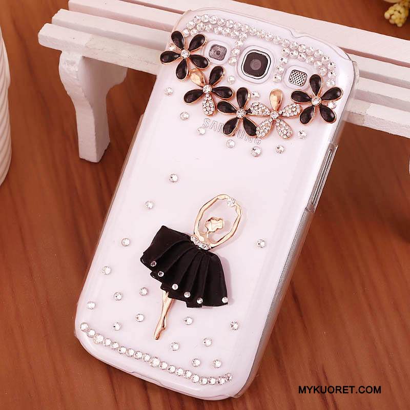 Kuori Samsung Galaxy S3 Strassi Violetti Kova, Kotelo Samsung Galaxy S3 Suojaus Puhelimen Kuoret