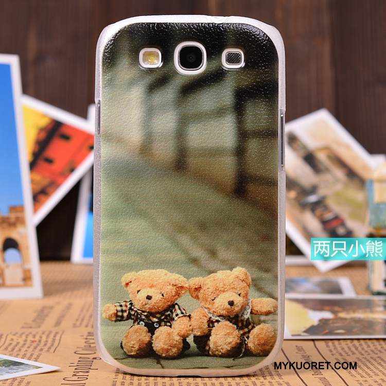 Kuori Samsung Galaxy S3 Suojaus Kukkakuvio Puhelimen Kuoret, Kotelo Samsung Galaxy S3 Nahka Keltainen Vaalean