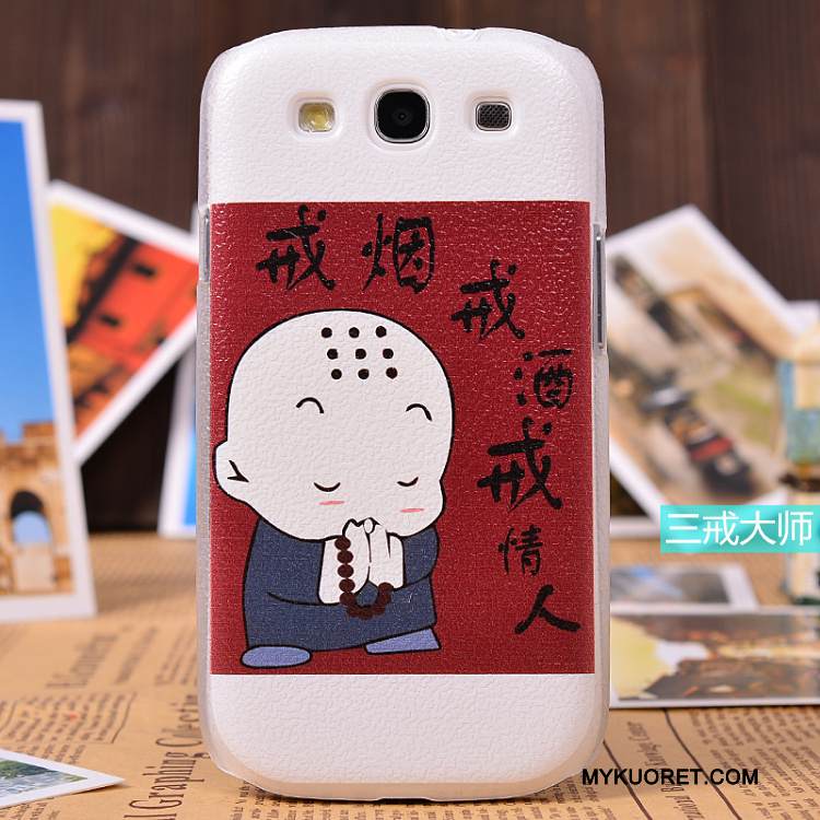 Kuori Samsung Galaxy S3 Suojaus Kukkakuvio Puhelimen Kuoret, Kotelo Samsung Galaxy S3 Nahka Keltainen Vaalean