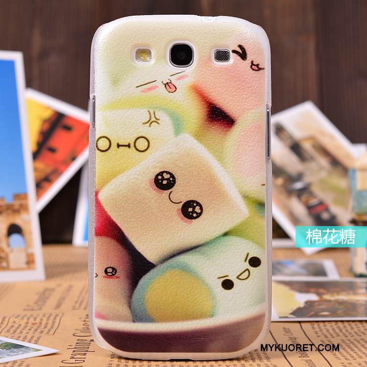 Kuori Samsung Galaxy S3 Suojaus Kukkakuvio Puhelimen Kuoret, Kotelo Samsung Galaxy S3 Nahka Keltainen Vaalean