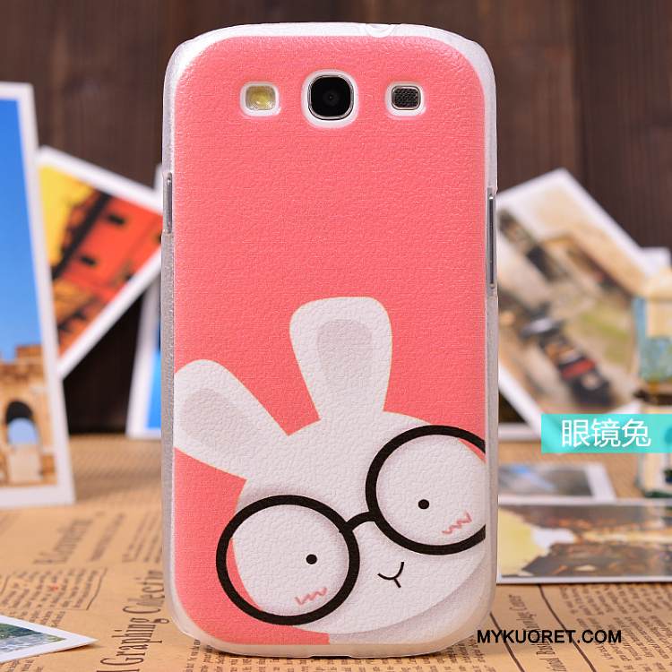 Kuori Samsung Galaxy S3 Suojaus Lisävarusteet Puhelimen Kuoret, Kotelo Samsung Galaxy S3 Nahka Oranssi Kukkakuvio