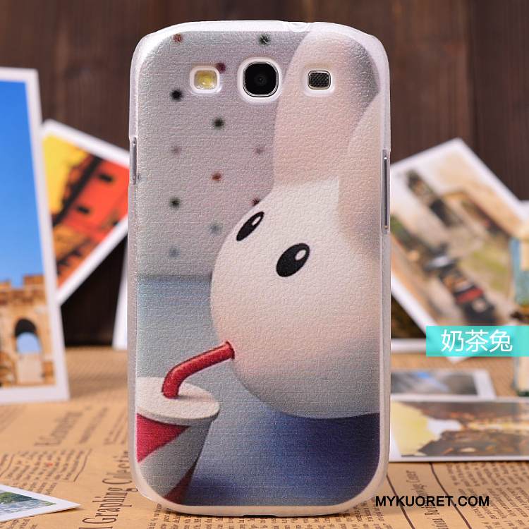 Kuori Samsung Galaxy S3 Suojaus Lisävarusteet Puhelimen Kuoret, Kotelo Samsung Galaxy S3 Nahka Oranssi Kukkakuvio