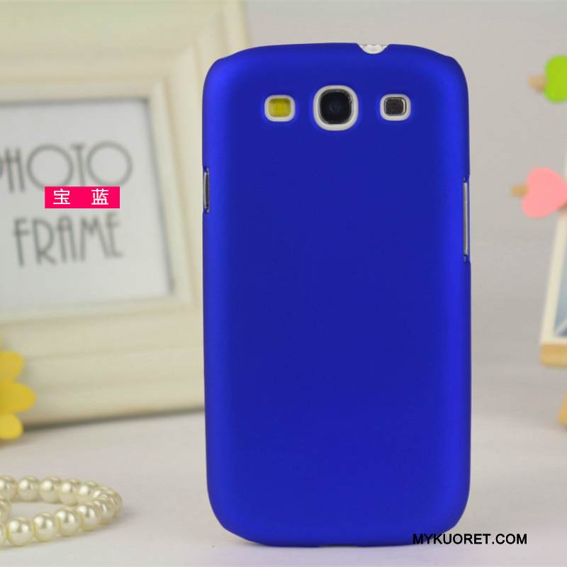 Kuori Samsung Galaxy S3 Suojaus Puhelimen Kuoret Punainen, Kotelo Samsung Galaxy S3 Pesty Suede Kevyt