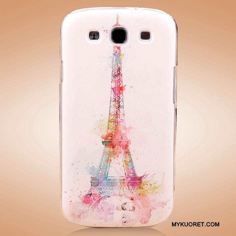 Kuori Samsung Galaxy S3 Suojaus Sininen Puhelimen Kuoret, Kotelo Samsung Galaxy S3 Maalaus Takakansi