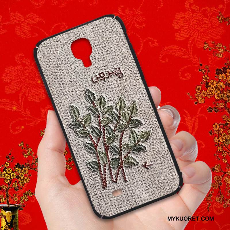 Kuori Samsung Galaxy S4 Laukut Pesty Suede Kova, Kotelo Samsung Galaxy S4 Suojaus Persoonallisuus Khaki