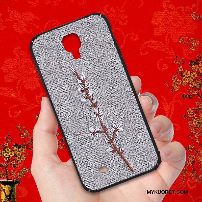 Kuori Samsung Galaxy S4 Laukut Pesty Suede Kova, Kotelo Samsung Galaxy S4 Suojaus Persoonallisuus Khaki