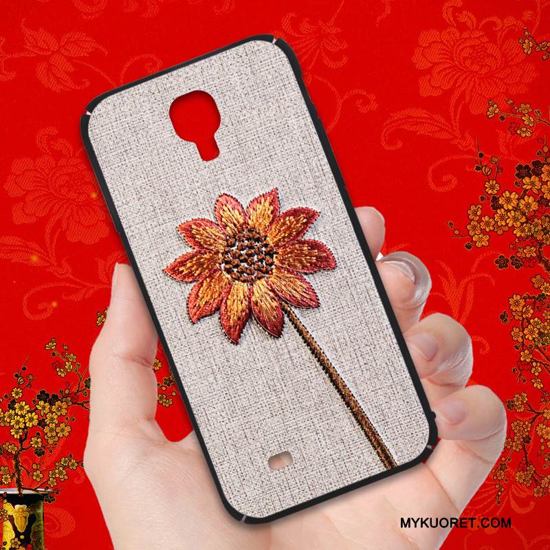 Kuori Samsung Galaxy S4 Laukut Pesty Suede Kova, Kotelo Samsung Galaxy S4 Suojaus Persoonallisuus Khaki