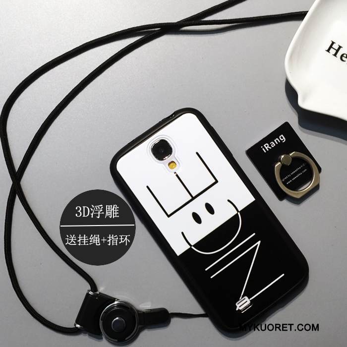 Kuori Samsung Galaxy S4 Laukut Puhelimen Kuoret Ihana, Kotelo Samsung Galaxy S4 Sarjakuva Valkoinen