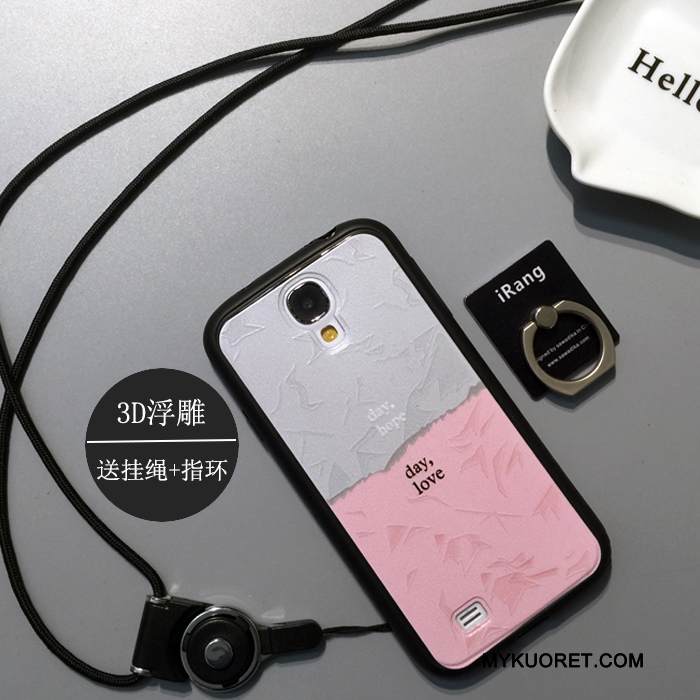 Kuori Samsung Galaxy S4 Laukut Puhelimen Kuoret Ihana, Kotelo Samsung Galaxy S4 Sarjakuva Valkoinen