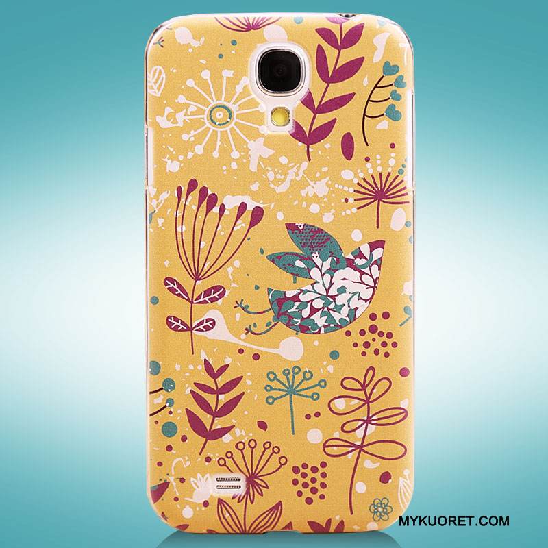 Kuori Samsung Galaxy S4 Maalaus Keltainen Puhelimen Kuoret, Kotelo Samsung Galaxy S4 Suojaus