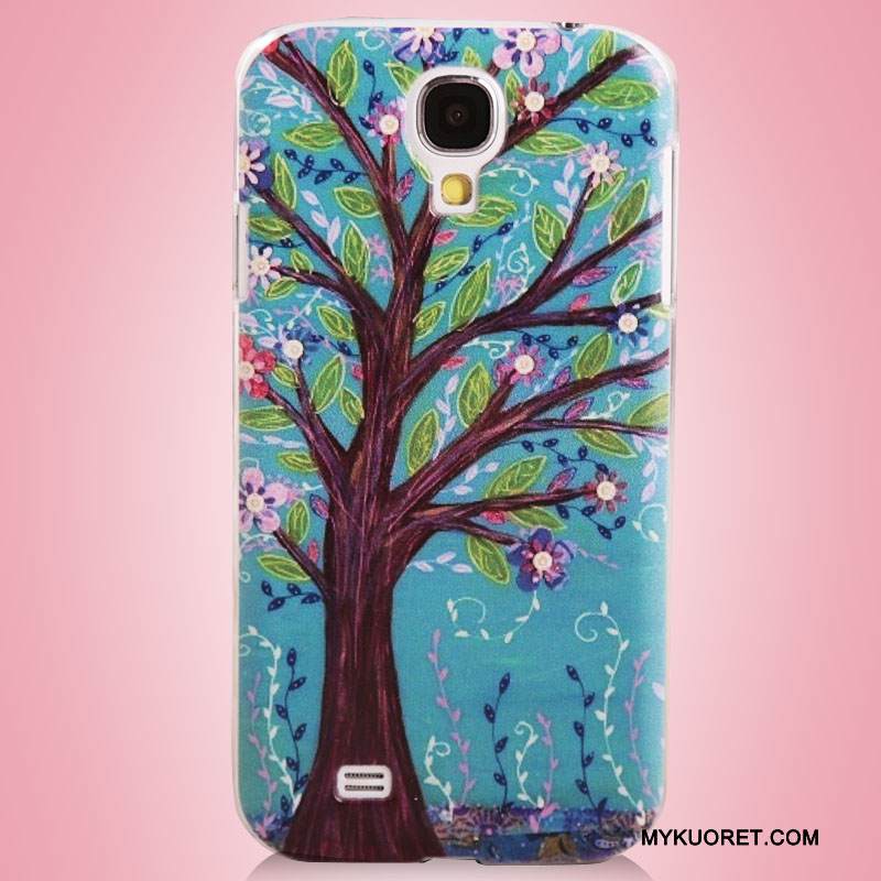 Kuori Samsung Galaxy S4 Maalaus Puhelimen Kuoret Sininen, Kotelo Samsung Galaxy S4 Suojaus