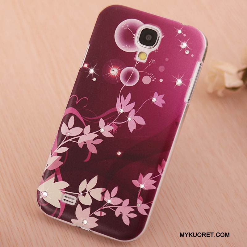 Kuori Samsung Galaxy S4 Maalaus Violetti Puhelimen Kuoret, Kotelo Samsung Galaxy S4 Suojaus