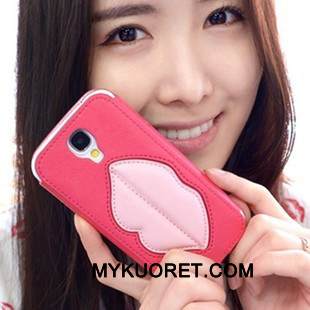 Kuori Samsung Galaxy S4 Nahka Ihana Puhelimen Kuoret, Kotelo Samsung Galaxy S4 Suojaus Vihreä