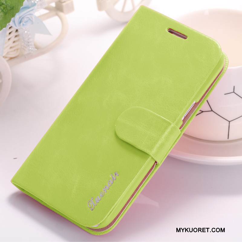 Kuori Samsung Galaxy S4 Nahka Puhelimen Kuoret Oranssi, Kotelo Samsung Galaxy S4 Kuoret