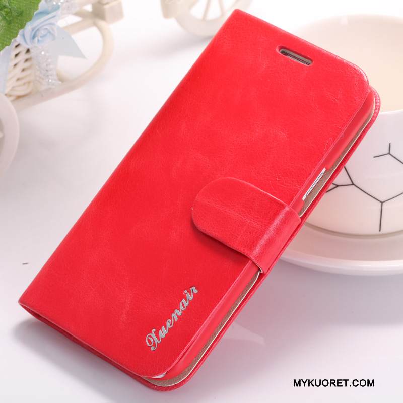 Kuori Samsung Galaxy S4 Nahka Puhelimen Kuoret Oranssi, Kotelo Samsung Galaxy S4 Kuoret