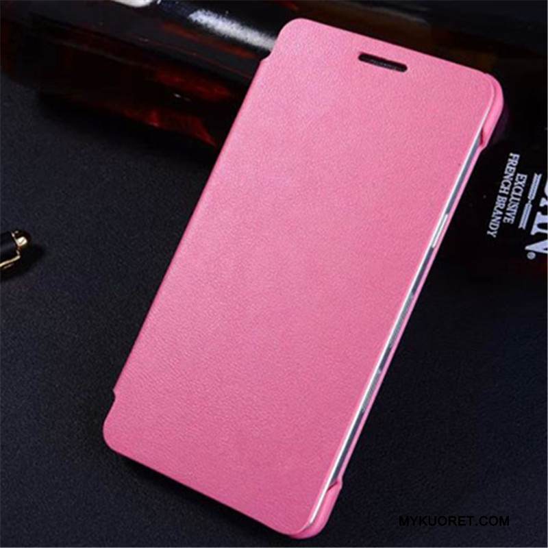 Kuori Samsung Galaxy S4 Nahka Violetti Puhelimen Kuoret, Kotelo Samsung Galaxy S4 Suojaus