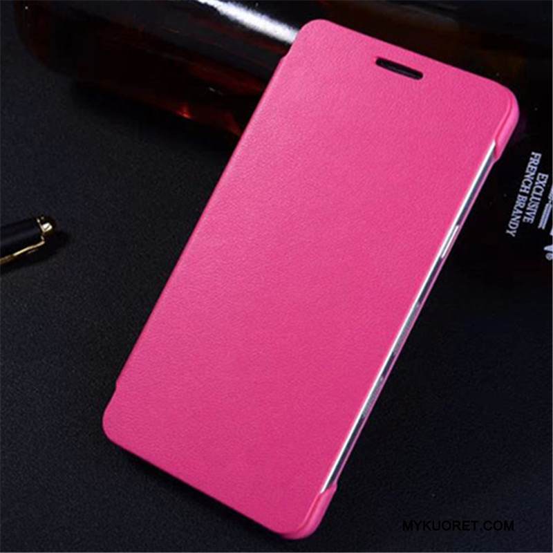 Kuori Samsung Galaxy S4 Nahka Violetti Puhelimen Kuoret, Kotelo Samsung Galaxy S4 Suojaus