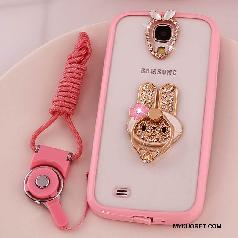 Kuori Samsung Galaxy S4 Silikoni Jauhe Läpinäkyvä, Kotelo Samsung Galaxy S4 Suojaus Puhelimen Kuoret Ripustettavat Koristeet