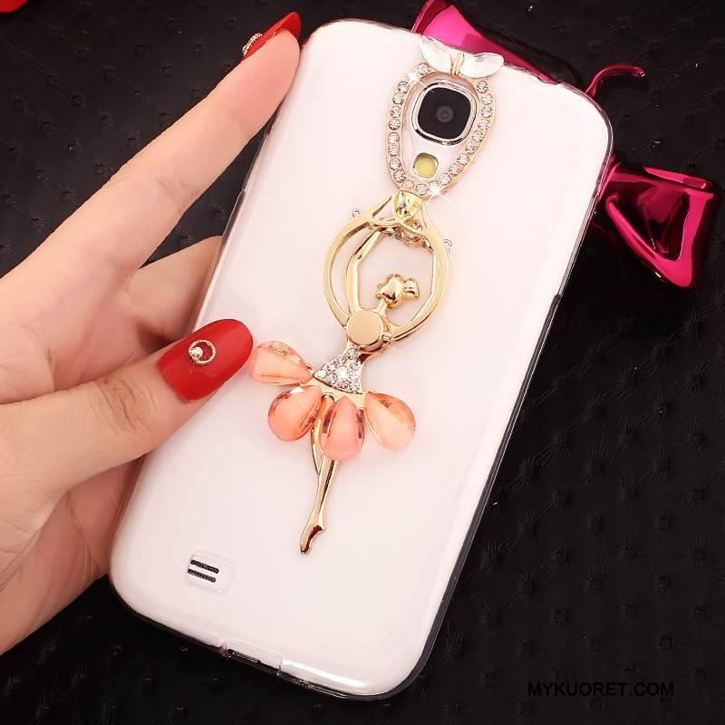 Kuori Samsung Galaxy S4 Silikoni Läpinäkyvä Puhelimen Kuoret, Kotelo Samsung Galaxy S4 Suojaus Ultra Rengas