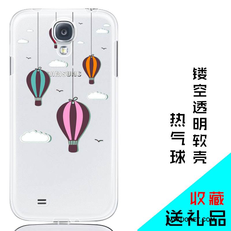 Kuori Samsung Galaxy S4 Suojaus Läpinäkyvä Jauhe, Kotelo Samsung Galaxy S4 Pehmeä Neste Puhelimen Kuoret Takakansi