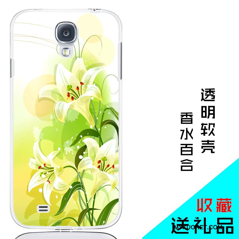 Kuori Samsung Galaxy S4 Suojaus Läpinäkyvä Jauhe, Kotelo Samsung Galaxy S4 Pehmeä Neste Puhelimen Kuoret Takakansi