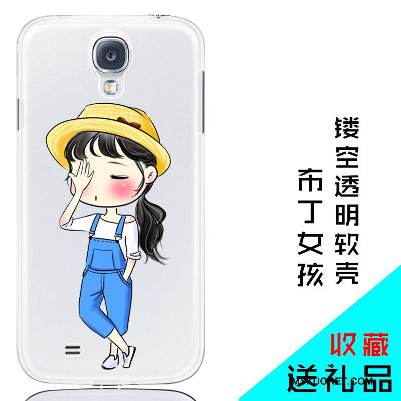 Kuori Samsung Galaxy S4 Suojaus Läpinäkyvä Jauhe, Kotelo Samsung Galaxy S4 Pehmeä Neste Puhelimen Kuoret Takakansi