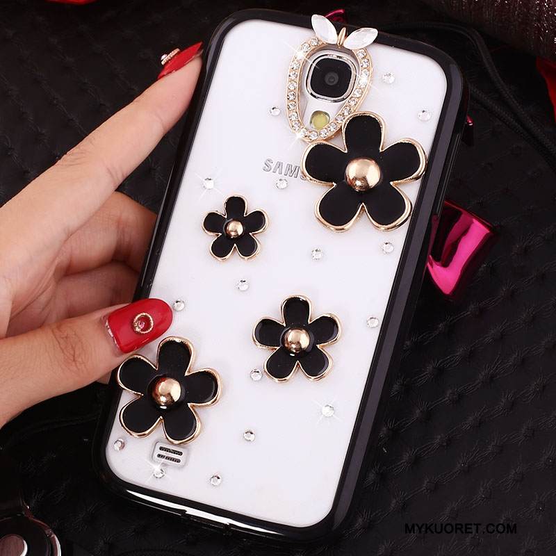 Kuori Samsung Galaxy S4 Suojaus Puhelimen Kuoret Violetti, Kotelo Samsung Galaxy S4 Ripustettavat Koristeet Läpinäkyvä