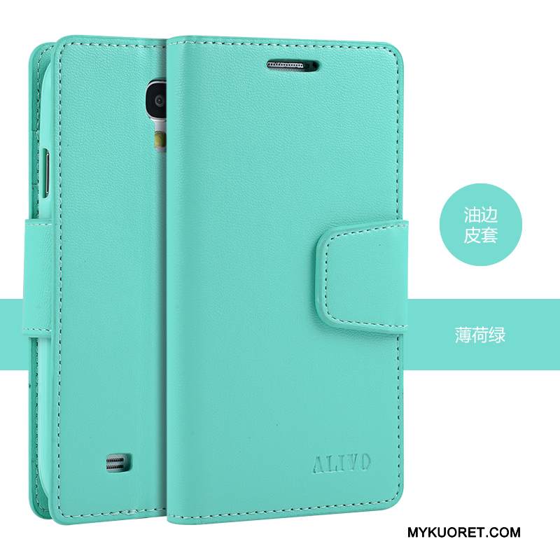 Kuori Samsung Galaxy S4 Suojaus Uusi Vihreä, Kotelo Samsung Galaxy S4 Nahka Puhelimen Kuoret