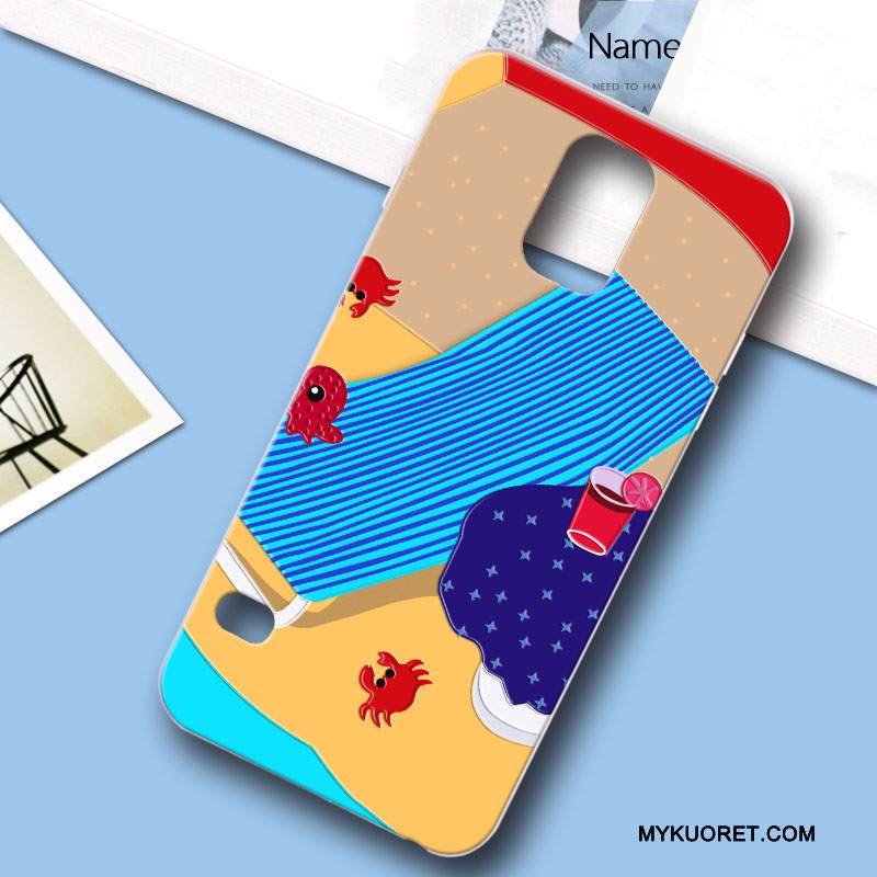 Kuori Samsung Galaxy S5 Kohokuviointi Puhelimen Kuoret Kova, Kotelo Samsung Galaxy S5 Monivärinen Murtumaton