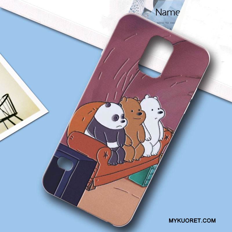 Kuori Samsung Galaxy S5 Kohokuviointi Puhelimen Kuoret Kova, Kotelo Samsung Galaxy S5 Monivärinen Murtumaton