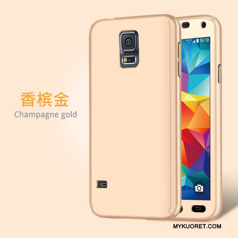 Kuori Samsung Galaxy S5 Laukut Puhelimen Kuoret Murtumaton, Kotelo Samsung Galaxy S5 Pesty Suede Yksinkertainen