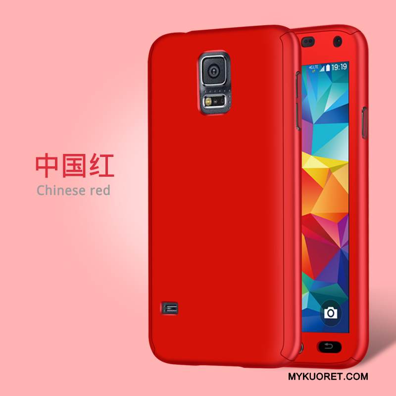 Kuori Samsung Galaxy S5 Laukut Puhelimen Kuoret Murtumaton, Kotelo Samsung Galaxy S5 Pesty Suede Yksinkertainen